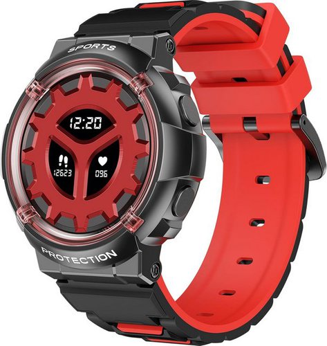 Findtime Erinnerungsfunktion Smartwatch (Android, iOS), Kinderuhr mit Herzfrequenz Schlafmonitor Wecker Fitnessuhr 25Sportmodi