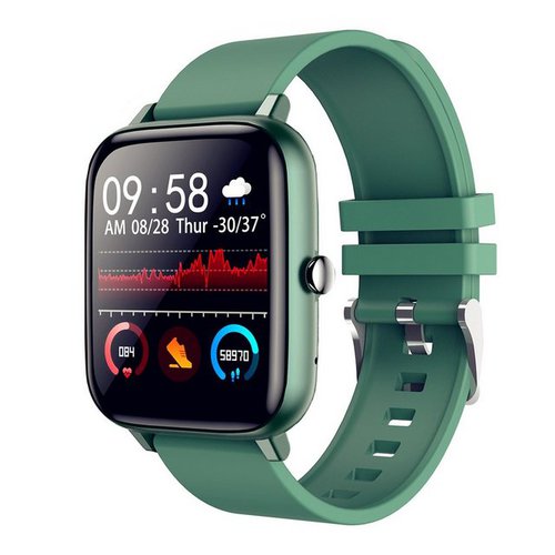 Diida P6 Smartwatch,Fitness-Uhren,Outdoor-Uhren,Bluetooth-Anrufe Smartwatch, Überwachung von Herzfrequenz, Blutdruck, Blutsauerstoff