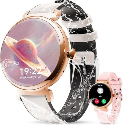 Oukitel Sensor für Herzfrequenz und Blutsauerstoff, Smartwatch (Android, iOS), Schrittzähler/Schlafmonitor/Pulsmesser mit 100 Sportlern Wasserdicht