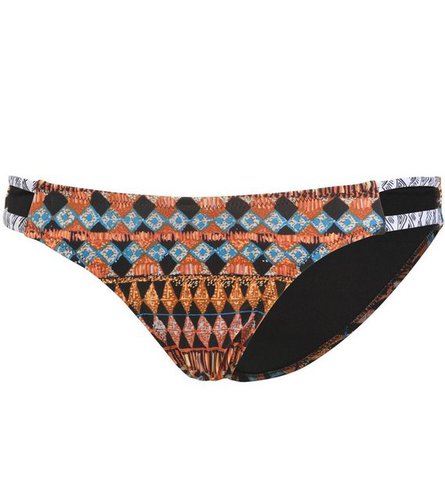 Volcom Badeslip Tradewinds Bade-Slip ausgefallene Damen Ethno Badehose Schwimmhose Orange