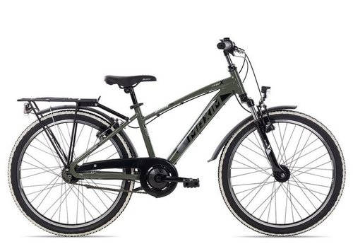 Maxim Kinderfahrrad Sporty 7 24, 7 Gang Shimano Nexus 7 Rücktritt Schaltwerk, Kinderrad 24 Zoll Junge Mädchen grün