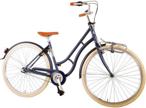 Tpfsports Cityrad Volare Lifestyle 28 Zoll (48cm) mit Rücktritt + Handbremse, 3 Gang, (Mädchen Fahrrad - Rutschfeste Sicherheitsgriffe), Kinder Fahrrad 28 Zoll mit Ständer Laufrad Mädchen Kinderrad
