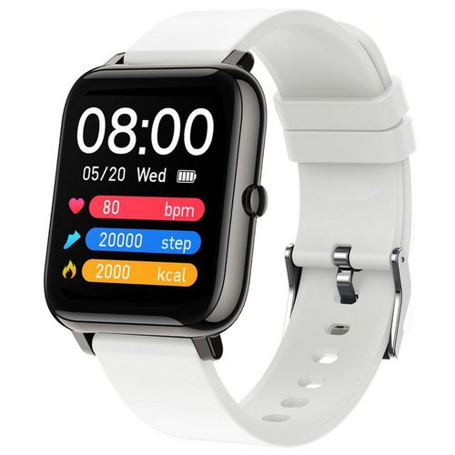 Diida P22 Smartwatch,Sportuhren,Bluetooth-Uhren,Outdoorwatch,wasserdicht Smartwatch, Herzfrequenz, Blutoximetrie, Schlafüberwachung