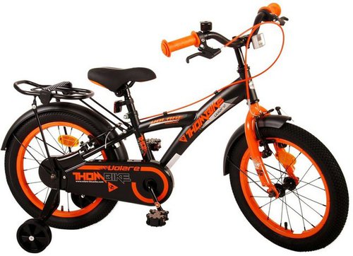 Volare Kinderfahrrad Thombike - 16 oder 18 Zoll - Zweihandbremsen - bis 60 kg, 85% zusammengebaut, 4 - 7 Jahre, Luftbereifung