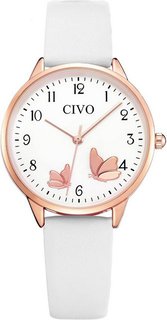 Civo Wasserdicht Watch, Exquisite Damenuhr mit Arabischen Ziffern