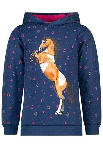Pferde FREUNDE Sweatshirt Pferdefreunde mit Pferde allover Print