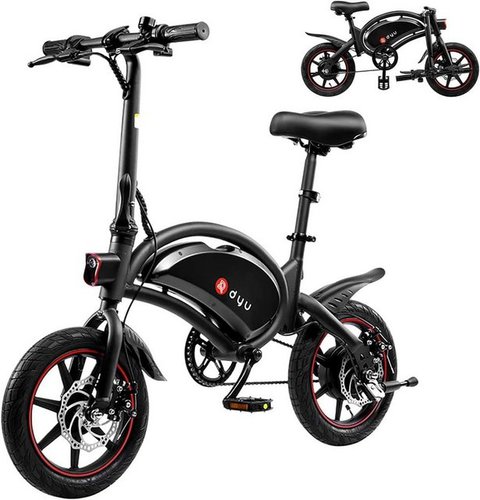 Ombar E-Bike Elektrofahrrad 14 Zoll Klapprad E-Bike Cityräder Faltbar 250W, 277,80 Wh Akku, (1 tlg), 36V/10 Ah