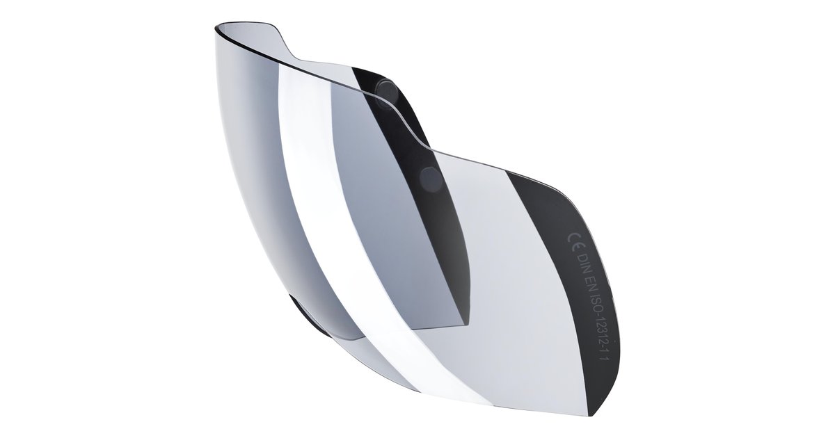 Uvex Race 8 Helm Ersatzvisier smoke litemirror grau