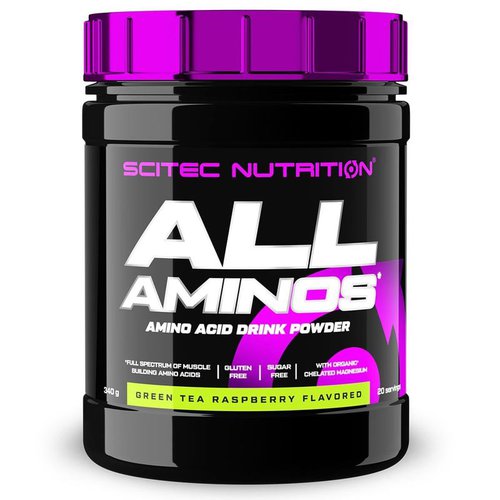 Scitec Nutrition All Aminos 340g Grner Tee Himbeere