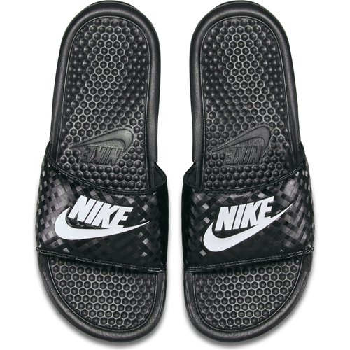 Nike Benassi Just Do It Badelatschen Damen black white 42