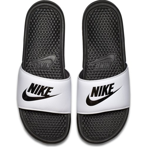 Nike Benassi Just Do It Badelatschen white/black-black EU 36 (US 4)