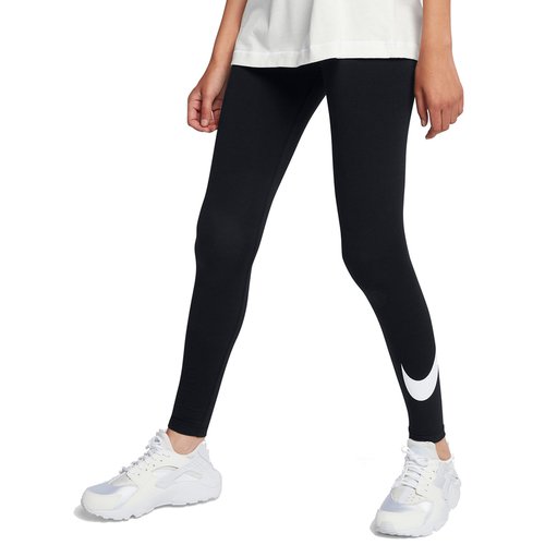 Nike Leggings Club Logo2 Damen schwarz-weiss XS