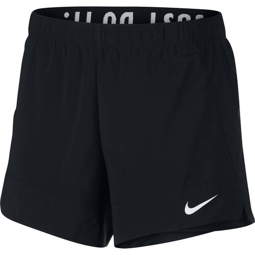 Nike Dri-Fit Flex 2-in-1 Damen Trainingsshorts schwarz/weiß XS