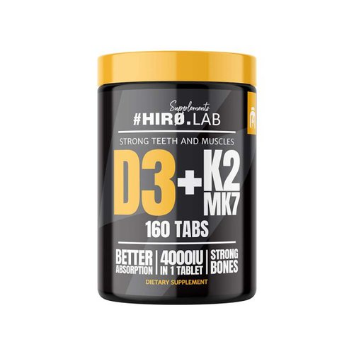 Hero Labs Vitamin D3 4000IU  K2 MK7 160 Softgels, Hero Labs