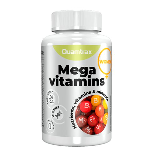 Quamtrax Mega Vitamins Women 60 Tabs, Quamtrax