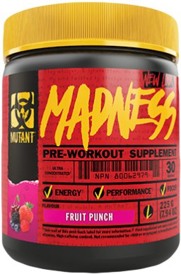 Mutant Madness Pre-Workout 225g, Mutant