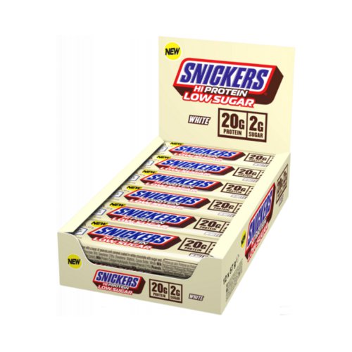 Default Snickers White Low Sugar High Protein Box 12x57g