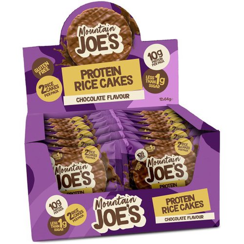 Mountain Joe's Protein Rice Cakes Box 12x2x32g, Mountain Joes