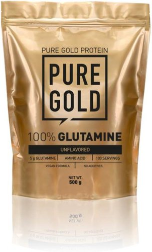 Default 100 L-Glutamine 500g, Pure Gold