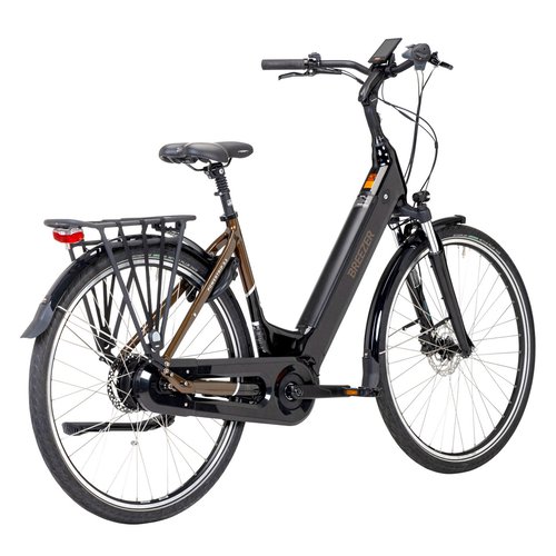 Breezer Powertrip EVO 3.1+ LS E Bike Damen Herren 150 - 180 cm Pedelec Trekking Elektro Bike Damenrad mit tiefem Einstieg