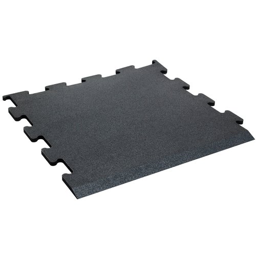 Trendy Sport Bodenmatte Rubber Flooring Fina 1100 Randstück schwarz 1,0 cm