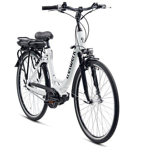 Tretwerk Stella E Bike Damen 28 Zoll vintage Pedelec 160 - 180 cm Elektrofahrrad retro Hollandrad 7 Gänge