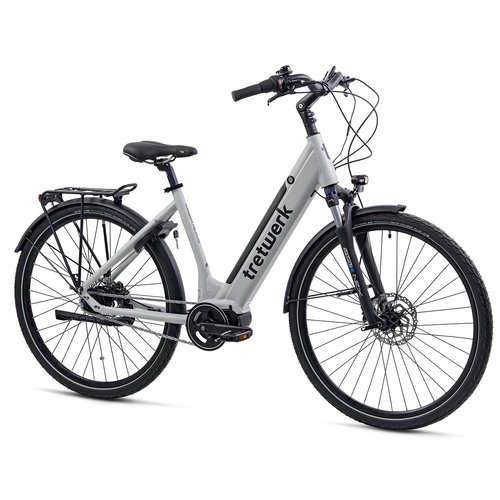 Tretwerk Amber Nexus E Bike Damen 28 Zoll Elektrofahrrad 160 - 180 cm Hollandrad Tiefeinsteiger mit 7 Gang Nabenschaltung