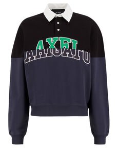 Axel Arigato Herren Polo Sweatshirt UNIFY RUGBY