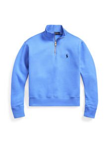 Polo Ralph Lauren Damen Sweatshirt mit Troyerkragen Relaxed Fit