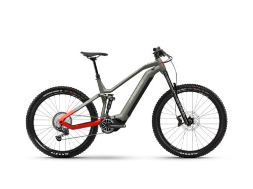 Haibike Haibike AllMtn 4 E-MTB Fully (29/27,5" | 720Wh Yamaha PW-X3 | khaki / rot) Größe: 47 cm