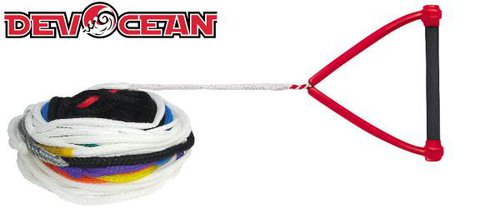 Devocean Sport Series 4 Section Wakeboard-Leine mit Hantel