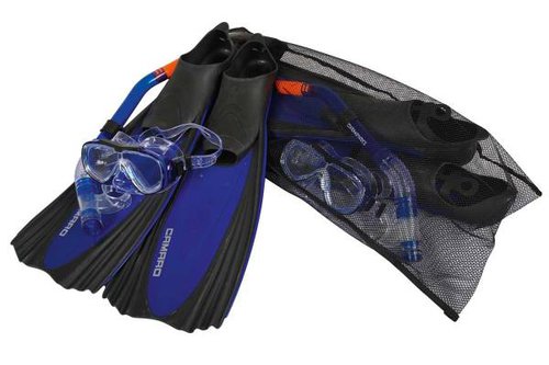 Camaro Professional Complete Flossenset Schnorchelset Tauchset Maske Schnorchel