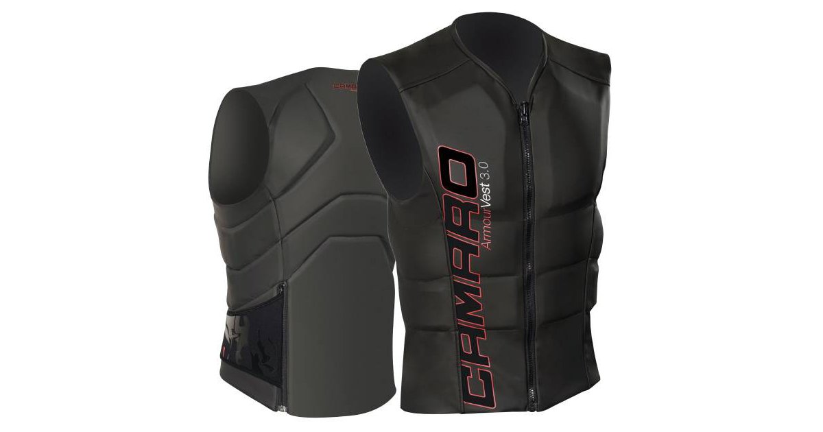 Camaro Armour 3.0 Neopren Prallschutz Oberteil Wakeboard Kite Wasserski