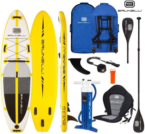 Brunelli 10.0 Premium SUP Board Stand Up Paddle Surf-Board Kajak-Sitz