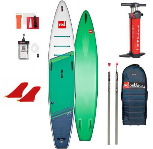 Red Paddle Co 13.2' VOYAGER Touring Stand Up Paddle Sup Board mit V-HULL 401x...
