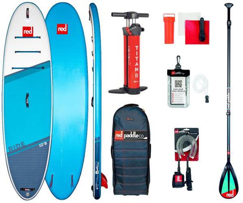 Red Paddle Co 10.8' RIDE MSL Set Stand Up Paddle Sup Board Carbon 50 Nylon Pa...