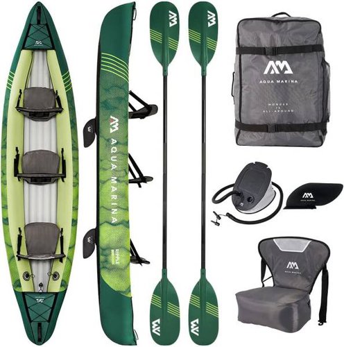 Aqua Marina Ripple 12'2" Triple Kajak aufblasbares Kanu Kayak Schlauchboot