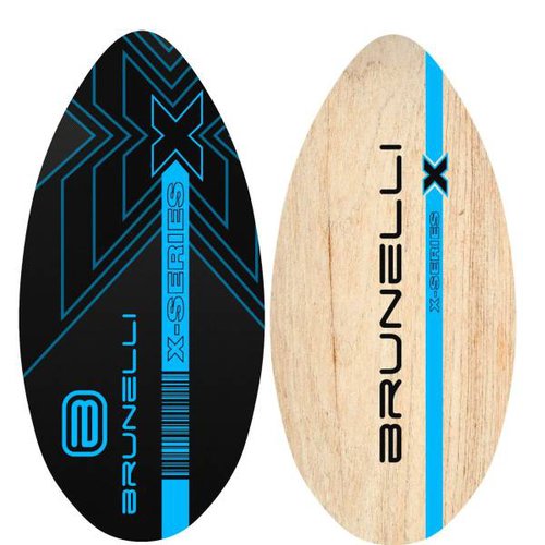 Skimboard BRUNELLI Holz Beach Wood Skim Board 39" (99cm) blue