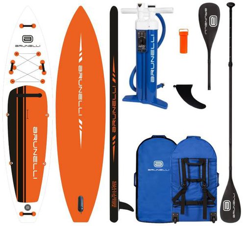 Brunelli 11.6 Touring SUP Board Cruiser iSUP Stand Up Paddle Kajakpaddel 350cm