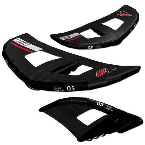 F2 GLIDE SURF WING Sail Kite Surf Foil Segel Windsegel Sup Flügel 5qm black