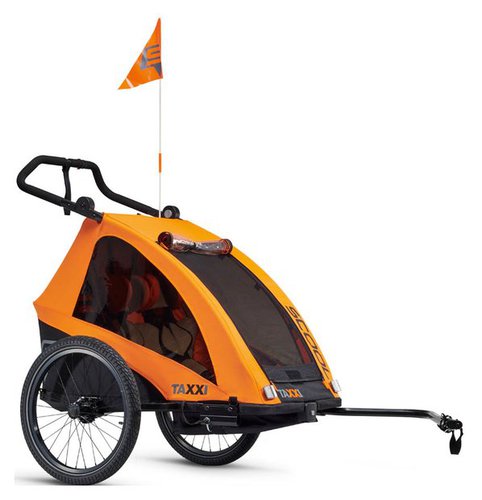 Taxxi Pro for two Fahrradanhänger Orange Modell 2024