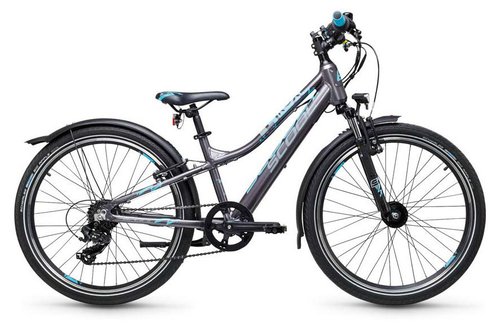 S'cool e-troX 24 7-Gang E-Bike Grau Modell 2024