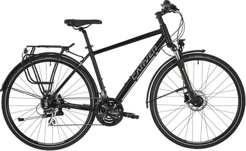 Carver Route 110 Trekkingrad Schwarz Modell 2023
