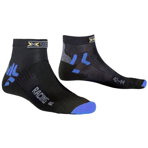 X-Socks Lady Bike Racing Socken Schwarz/Blau 35/36