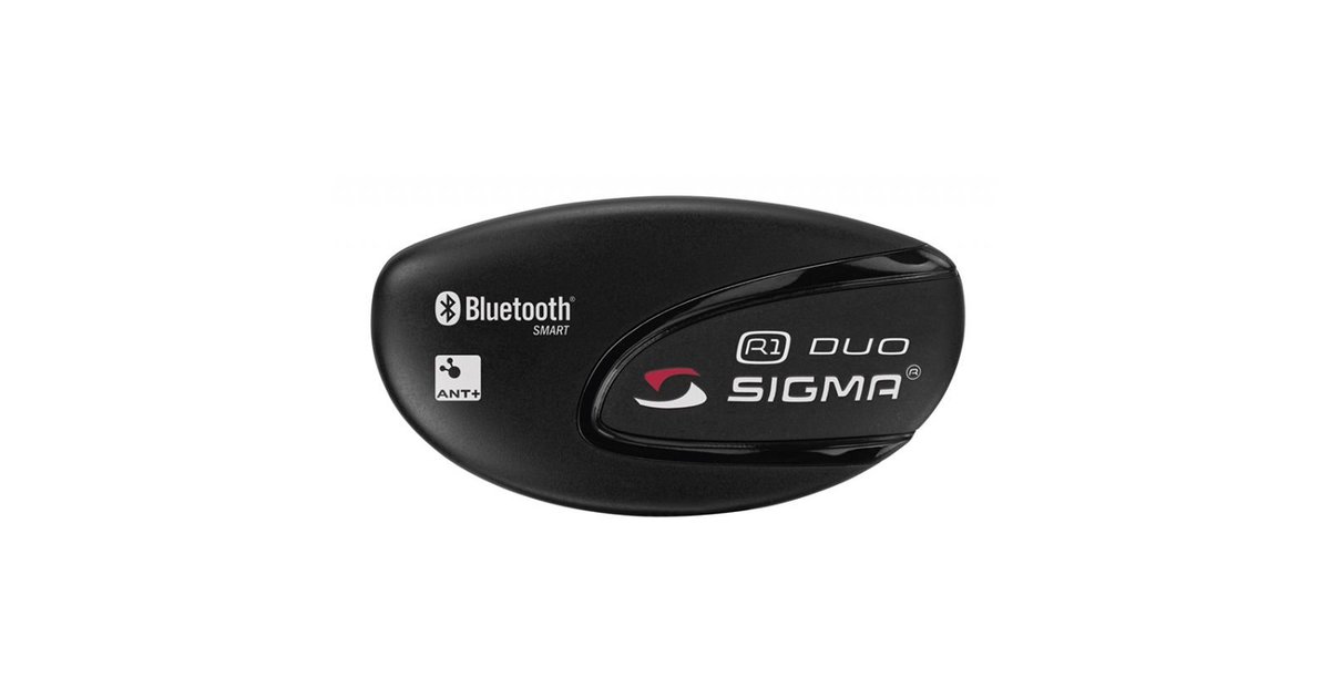 Sigma R1 Duo Herzfrequenz Sender - ANT+/Bluetooth Smart - 20331 Schwarz ...