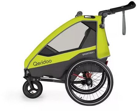 Qeridoo Sportrex 1 Limited Edition Fahrradanhänger Grün Modell 2022