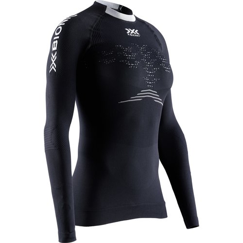 X-Bionic The Trick 4.0 langarm Laufshirt Damen opal black/arctic white L
