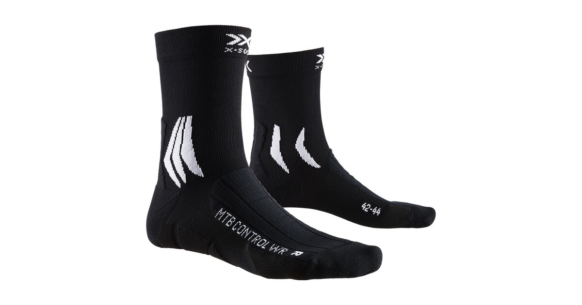 Xsocks Mountain Bike Control Water Socken opal black/arctic white 4547