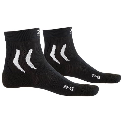 X-socks Pro Fahrradsocken Damen opal black/arctic white 35-36