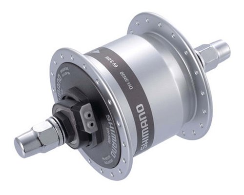 Shimano Dynamoeinheit DH-3N30 Innenmontage 140 mm | silber